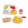 Goki Holzspielzeug Toaster, 10-teilig