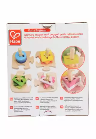 Hape Kreatives Steckpuzzle, 16 Teile 3 Hape Kreatives Steckpuzzle, 16 Teile – Bild 3