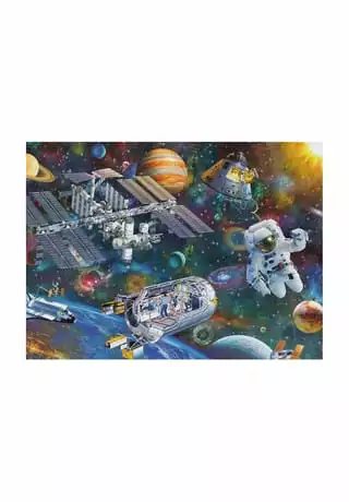 Ravensburger Puzzle "Expedition Weltraum", 200 XXL Teile 2 Ravensburger Puzzle "Expedition Weltraum", 200 XXL Teile – Bild 2
