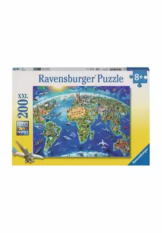 Ravensburger Puzzle "Große Weite Welt", 200 Teile 1 Ravensburger Puzzle "Große Weite Welt", 200 Teile