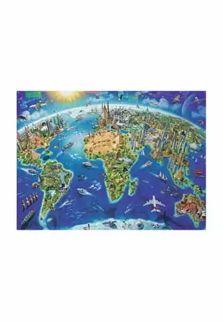 Ravensburger Puzzle "Große Weite Welt", 200 Teile 2 Ravensburger Puzzle "Große Weite Welt", 200 Teile – Bild 2
