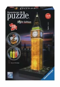 Ravensburger 3D-Puzzle "Big Ben Bei Nacht", 216 Teile